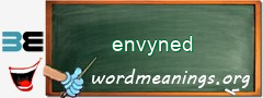 WordMeaning blackboard for envyned